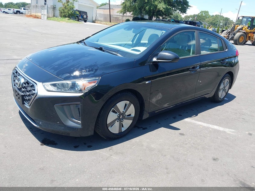 2020 Hyundai Ioniq Hybrid Blue, Normal Wear & Tear, IAAI, VIN KMHC65LC0LU218673 — photo 2