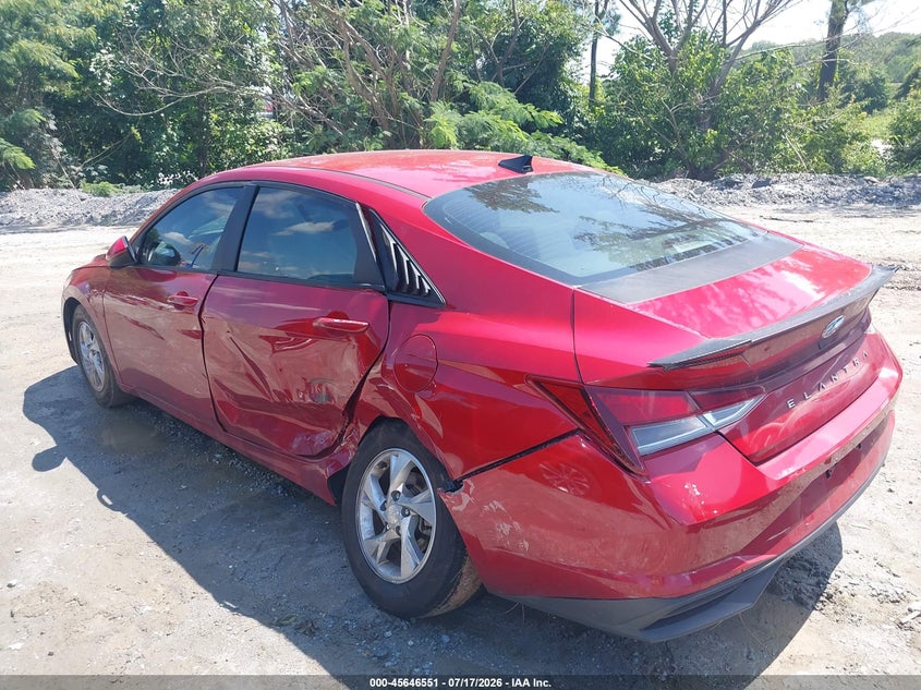 2021 HYUNDAI ELANTRA auction photo 3