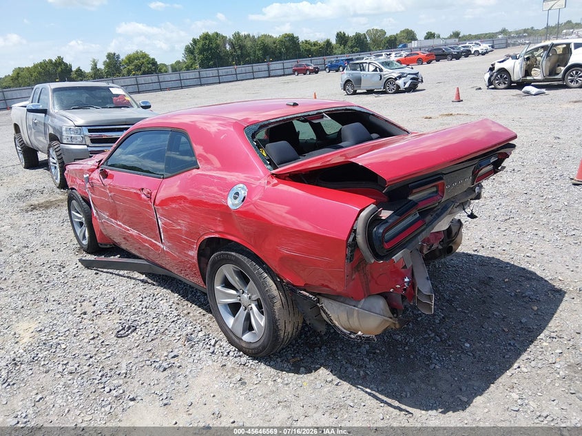 Vin: 2c3cdzag5gh256582, lot: 46145124, dodge challenger sxt 20163
