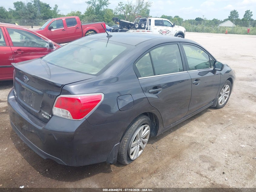 Vin: jf1gjac64fh009818, lot: 46145130, subaru impreza 2.0i premium 20154