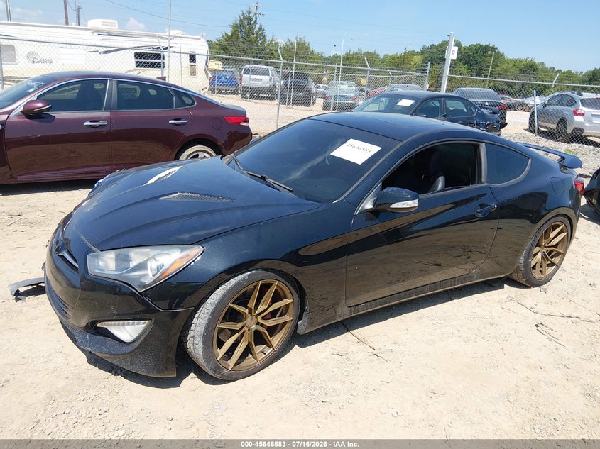 2013 Hyundai Genesis 3.8 Track VIN: KMHHU6KJXDU108586 Lot: 45646583
