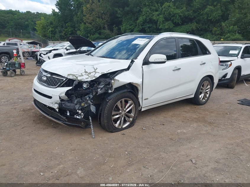 2014 Kia Sorento, Удар спереди, IAAI, VIN 5XYKWDA73EG500150 — фото 2