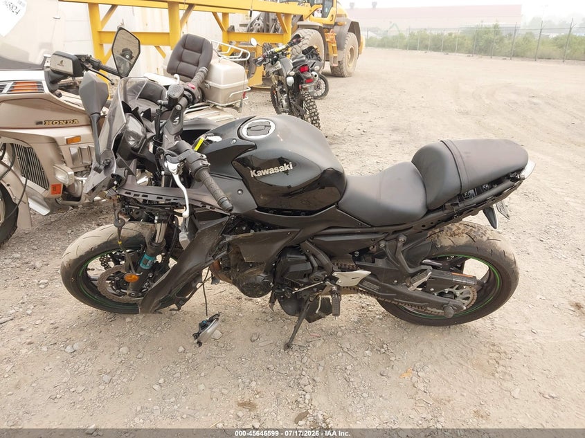 2025 Kawasaki Ex650 R VIN: ML5EXER14SDAD9768 Lot: 45646599
