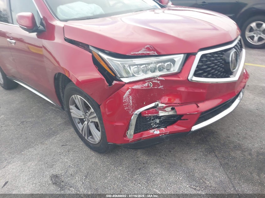 2020 Acura Mdx Standard VIN: 5J8YD3H35LL003715 Lot: 45646602
