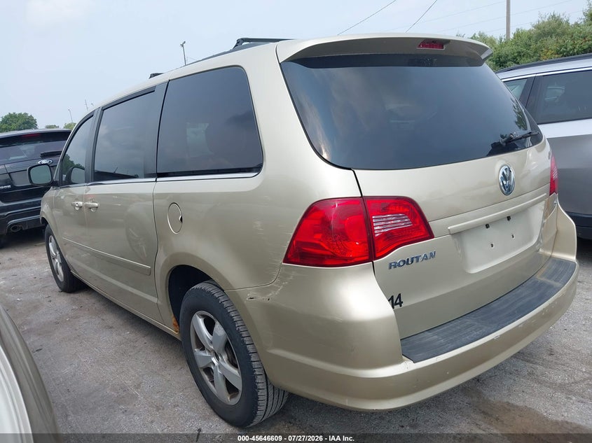 Vin: 2v4rw3dg0br766811, lot: 46145164, volkswagen routan se 20113