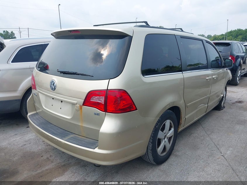 Vin: 2v4rw3dg0br766811, lot: 46145164, volkswagen routan se 20114