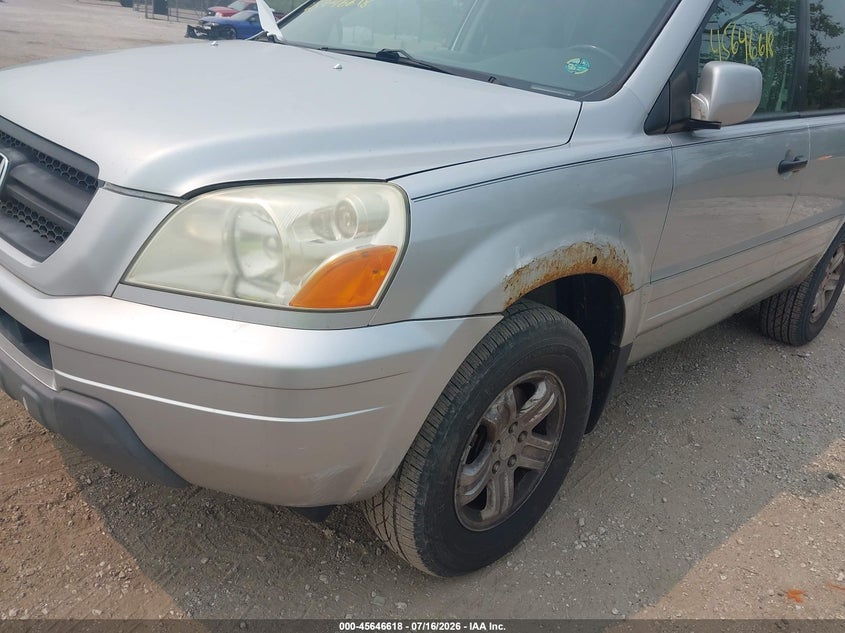2003 Honda Pilot Ex-L VIN: 2HKYF185X3H512332 Lot: 45646618
