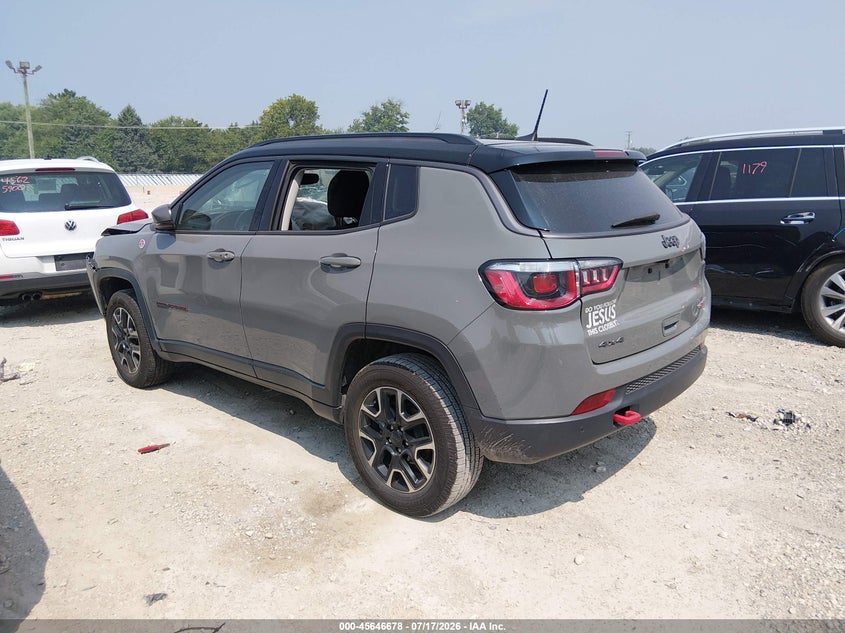 Vin: 3c4njddb2lt151323, lot: 46145233, jeep compass trailhawk 4x4 20203