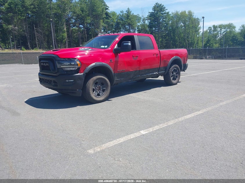 Vin: 3c6ur5el1pg509809, lot: 46145293, ram 2500 power wagon rebel  4x4 6'4 box 20232