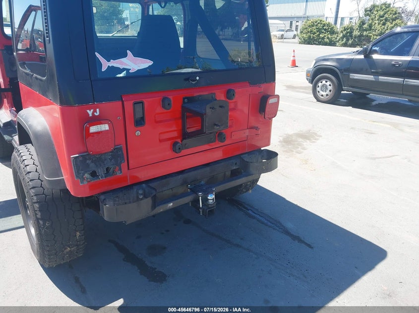1989 JEEP WRANGLER / YJ auction photo 6
