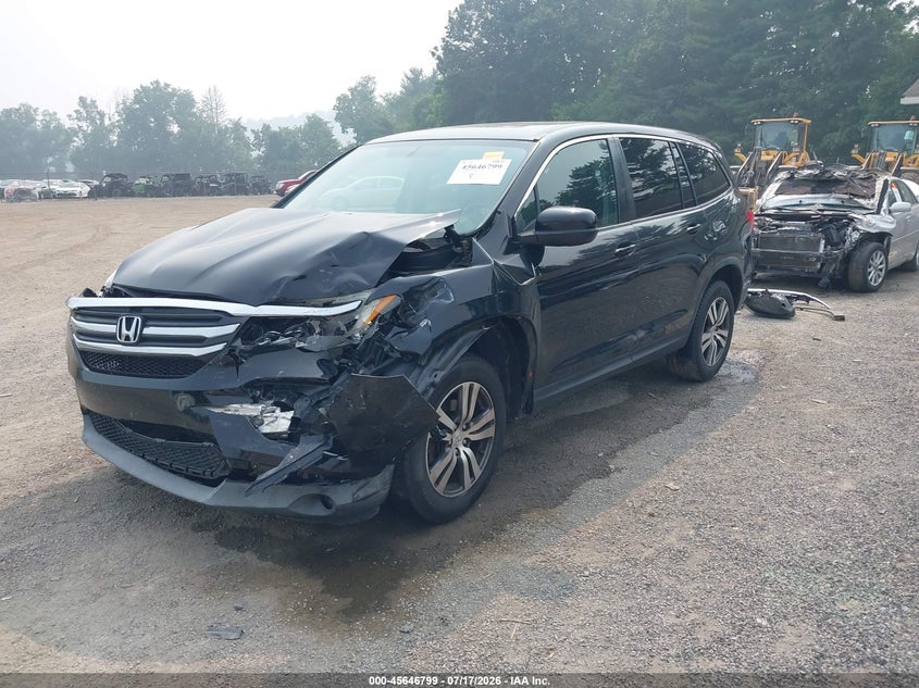 Vin: 5fnyf6h58gb049947, lot: 46145354, honda pilot ex-l 20162