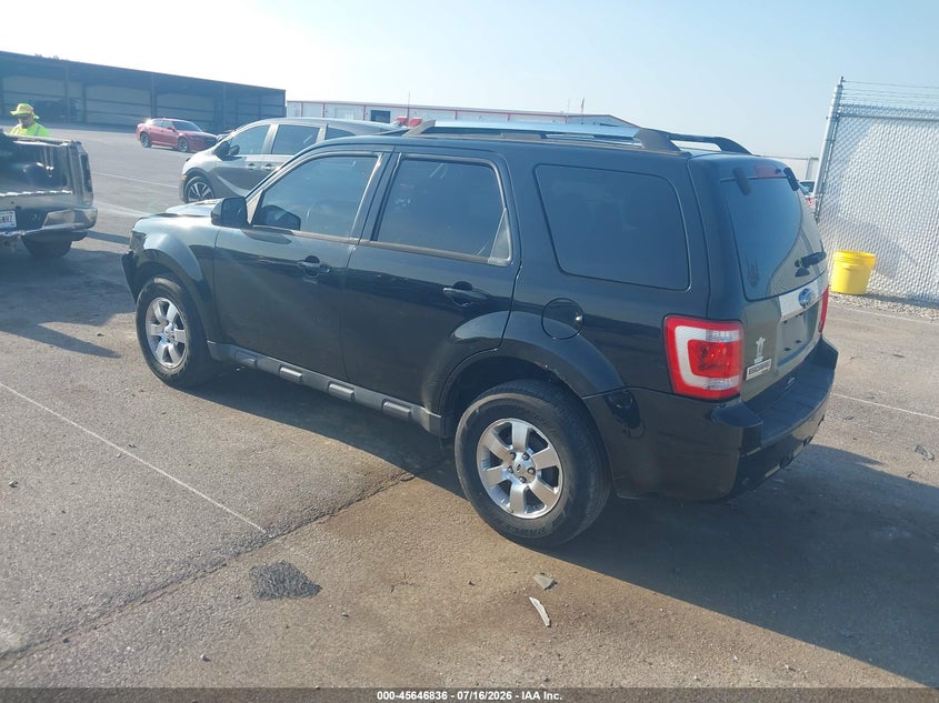 Vin: 1fmcu0eg6ckc79529, lot: 46145391, ford escape limited 20123