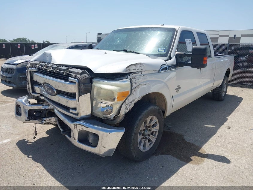 Vin: 1ft7w2at4ced14632, lot: 46145453, ford super duty f-250 srw lariat 20122