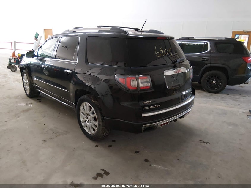 Vin: 1gkkvtkd3fj263375, lot: 46145460, gmc acadia denali 20153
