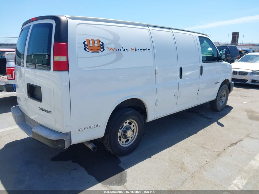 2003 CHEVROLET EXPRESS VAN 6L V8 FI F
