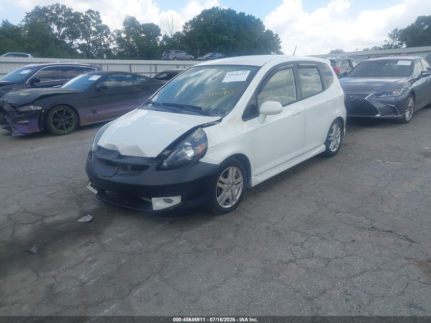 2007 Honda Fit Sport VIN: JHMGD38637S048957 Lot: 45646911