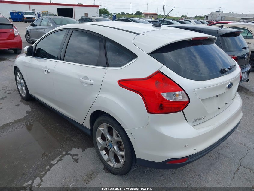 Vin: 1fahp3n29cl256950, lot: 46145479, ford focus titanium 20123