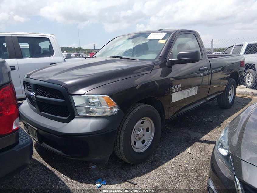 Vin: 3c6jr6dg2hg708186, lot: 46145518, ram 1500 tradesman  4x2 8' box 20172