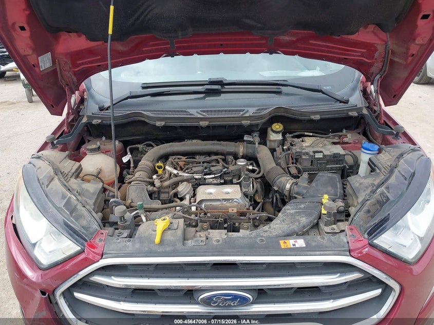 2019 Ford Ecosport Titanium VIN: MAJ3S2KE1KC261656 Lot: 45647006