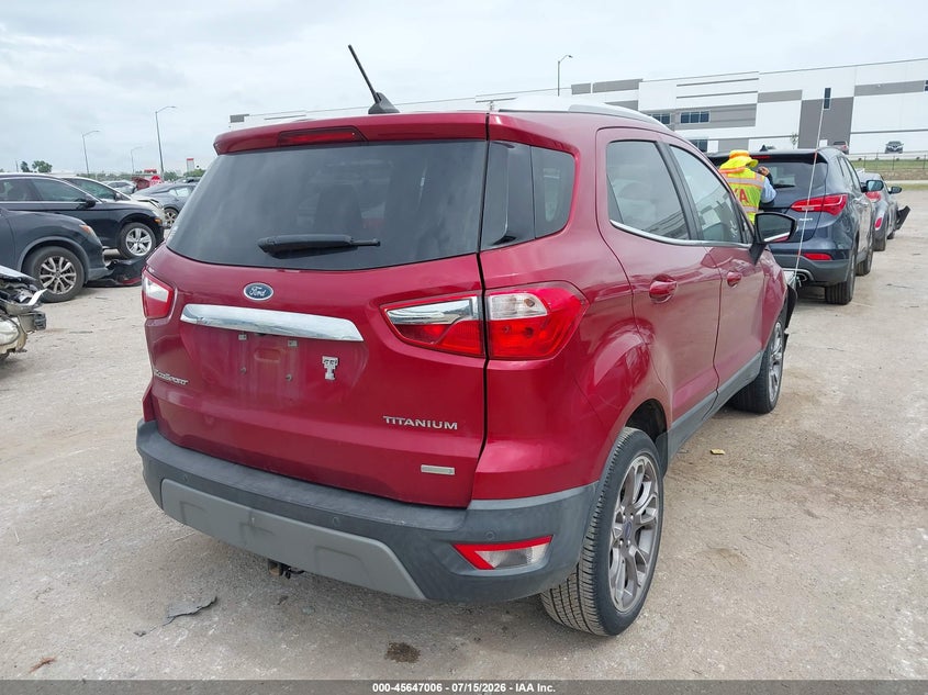 2019 Ford Ecosport Titanium VIN: MAJ3S2KE1KC261656 Lot: 45647006