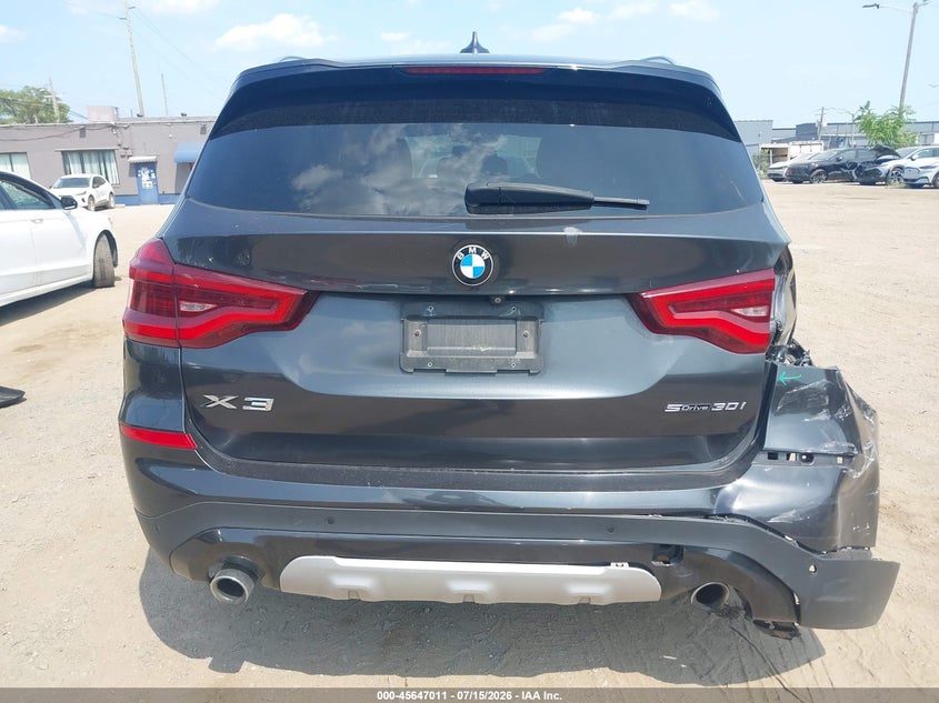 2019 BMW X3 Sdrive30I VIN: 5UXTR7C53KLR52459 Lot: 45647011