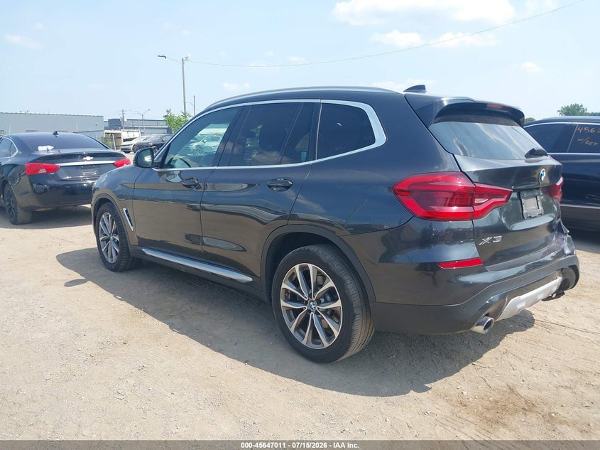 2019 BMW X3 Sdrive30I VIN: 5UXTR7C53KLR52459 Lot: 45647011