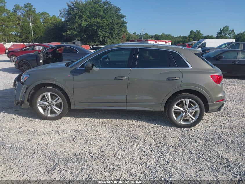 2022 Audi Q3 Premium Plus 45 Tfsi S Line Quattro Tiptronic VIN: WA1EECF37N1150063 Lot: 45647016