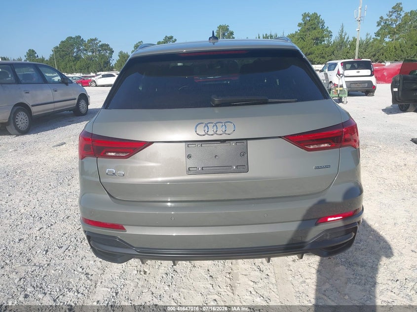 2022 Audi Q3 Premium Plus 45 Tfsi S Line Quattro Tiptronic VIN: WA1EECF37N1150063 Lot: 45647016