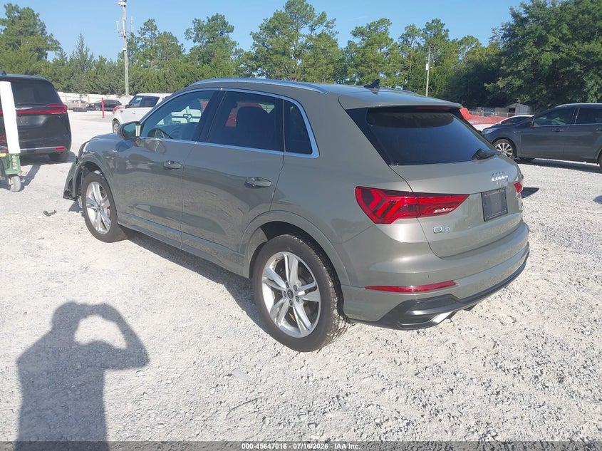 2022 Audi Q3 Premium Plus 45 Tfsi S Line Quattro Tiptronic VIN: WA1EECF37N1150063 Lot: 45647016