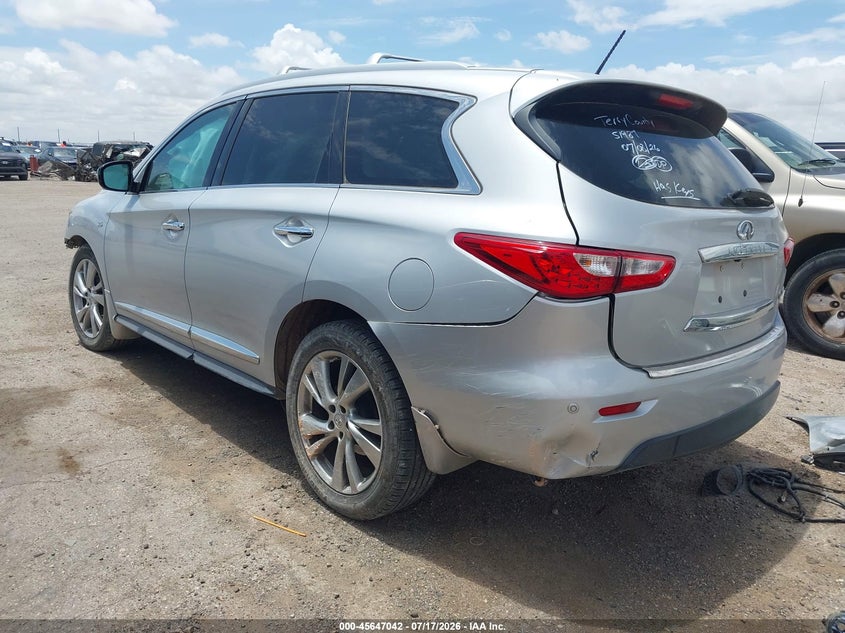 Vin: 5n1al0mm3fc526733, lot: 46145597, infiniti qx60 20153