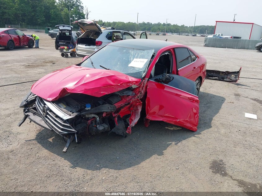 2020 Volkswagen Jetta, Front End, IAAI, VIN 3VWEB7BU2LM063639 — photo 2