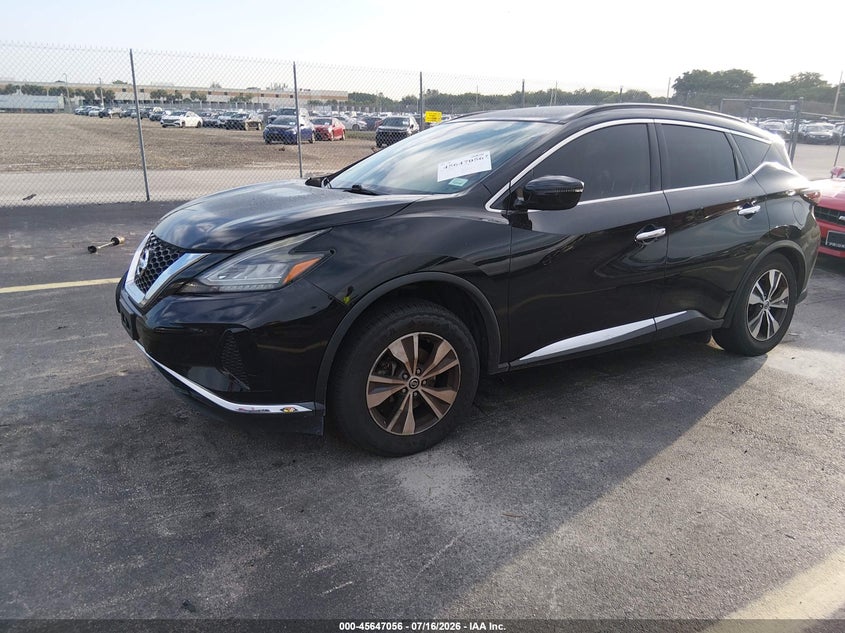 2020 Nissan Murano Sv Intelligent Awd VIN: 5N1AZ2BS9LN106776 Lot: 45647056