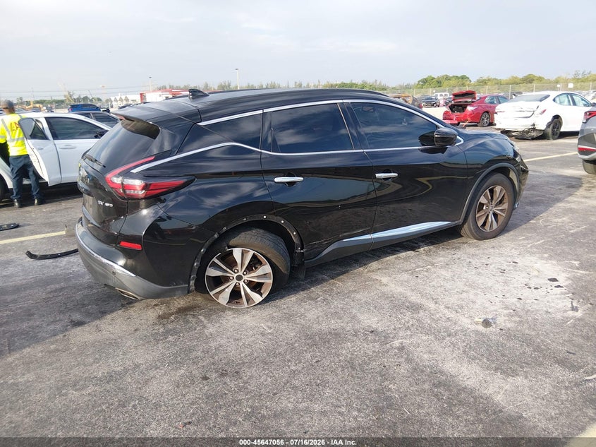 2020 Nissan Murano Sv Intelligent Awd VIN: 5N1AZ2BS9LN106776 Lot: 45647056