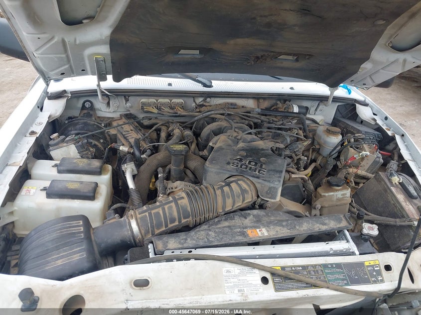 2010 Ford Ranger Sport/Xl/Xlt VIN: 1FTKR1EEXAPA08897 Lot: 45647069