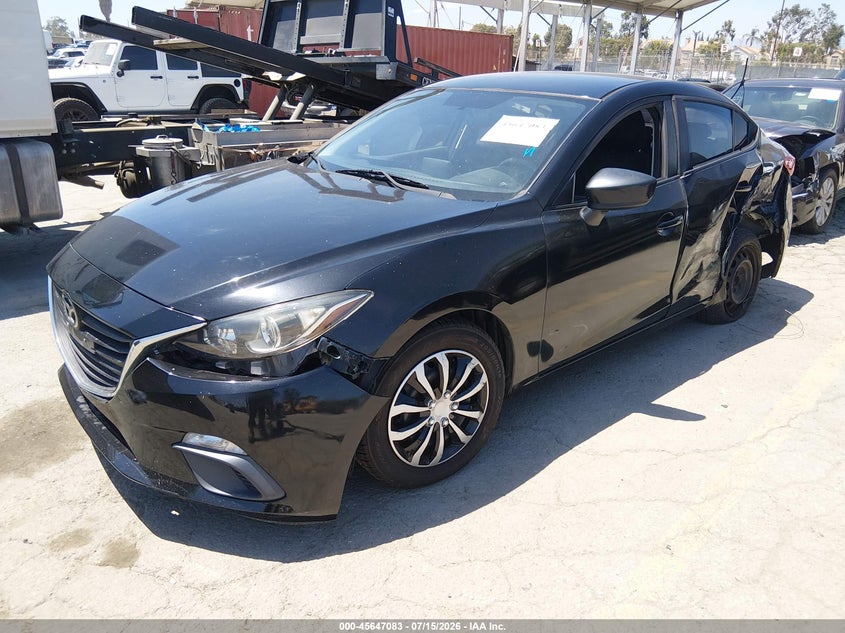 Vin: jm1bm1t78g1296854, lot: 46145637, mazda mazda3 i sport 20162
