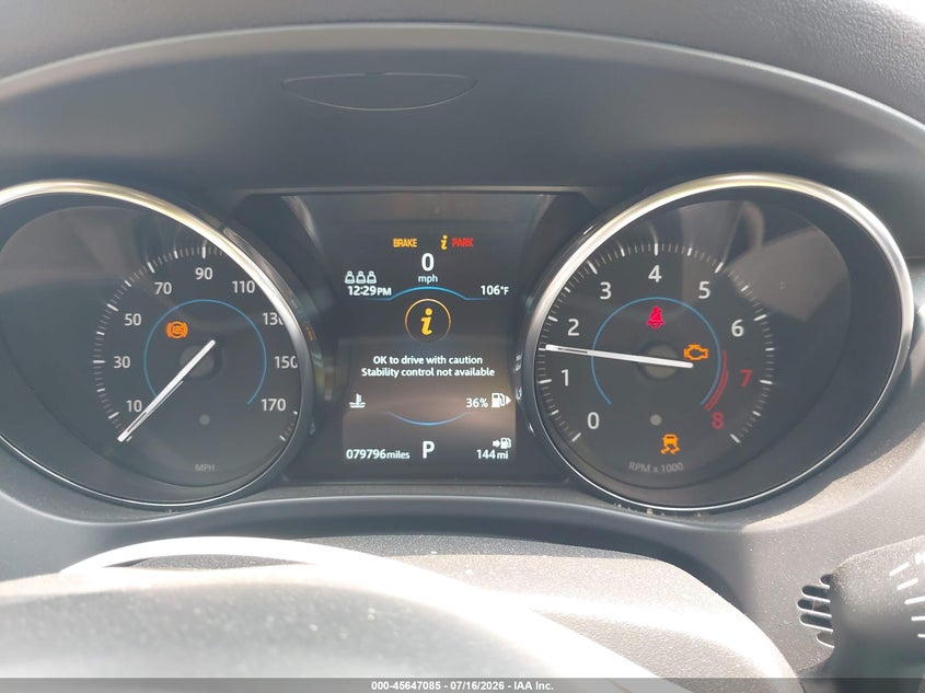 2020 Jaguar F-Pace Premium P250 Awd Automatic VIN: SADCJ2FX7LA629400 Lot: 45647085