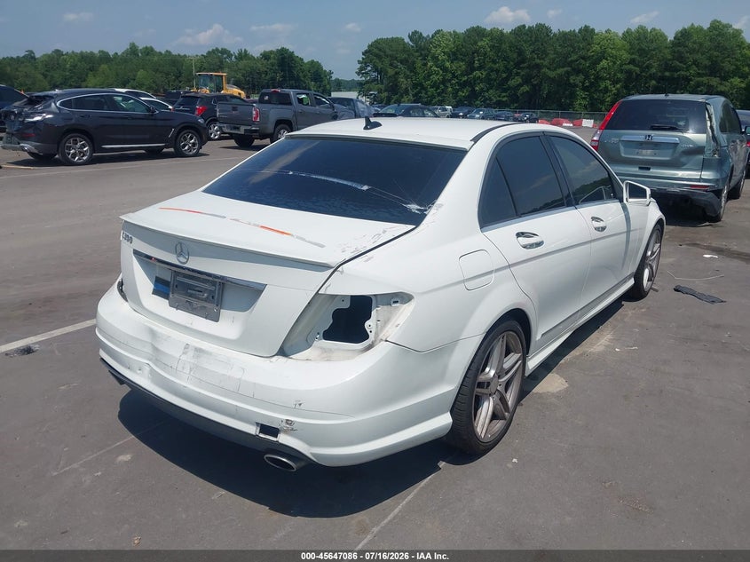2011 MERCEDES-BENZ C 350 auction photo 4