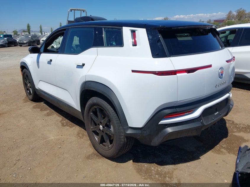 Vin: vcf1ubu24pg008846, lot: 46145681, fisker ocean ultra 20233