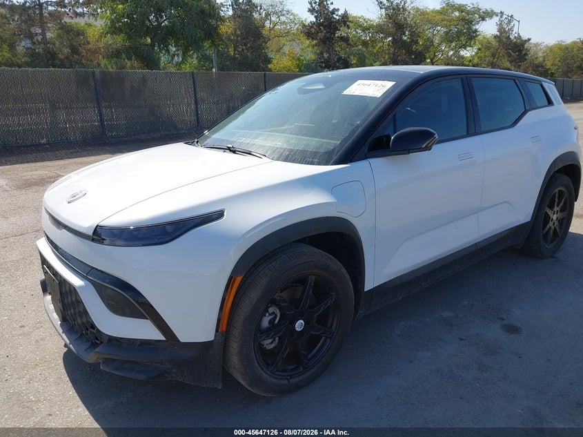 Vin: vcf1ubu24pg008846, lot: 46145681, fisker ocean ultra 20232