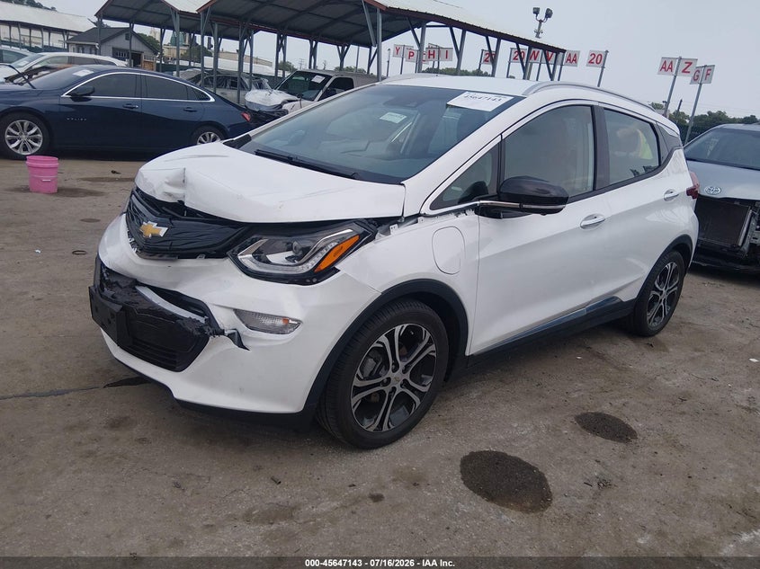 Vin: 1g1fz6s0xl4110463, lot: 46145698, chevrolet bolt ev fwd premier 20202
