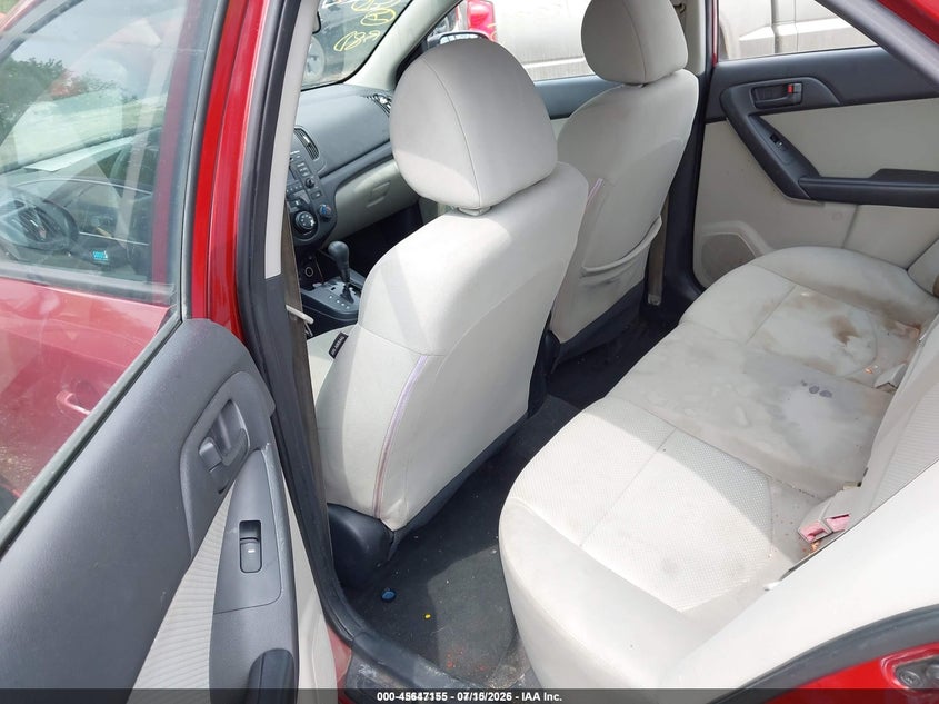 2010 KIA FORTE SEDAN 2.0L I-4 DOHC, VVT, 156HP