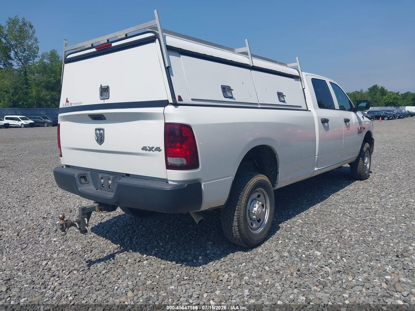Vin: 3c6tr5ht7jg363642, lot: 46145711, ram 2500 tradesman  4x4 8' box 20184