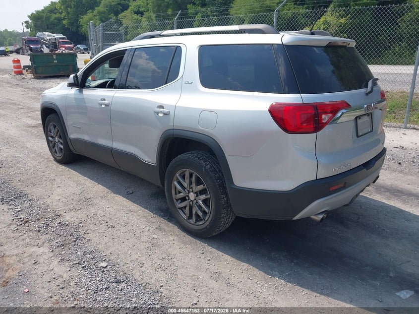 Vin: 1gkknmls8hz133339, lot: 46145717, gmc acadia slt-1 20173