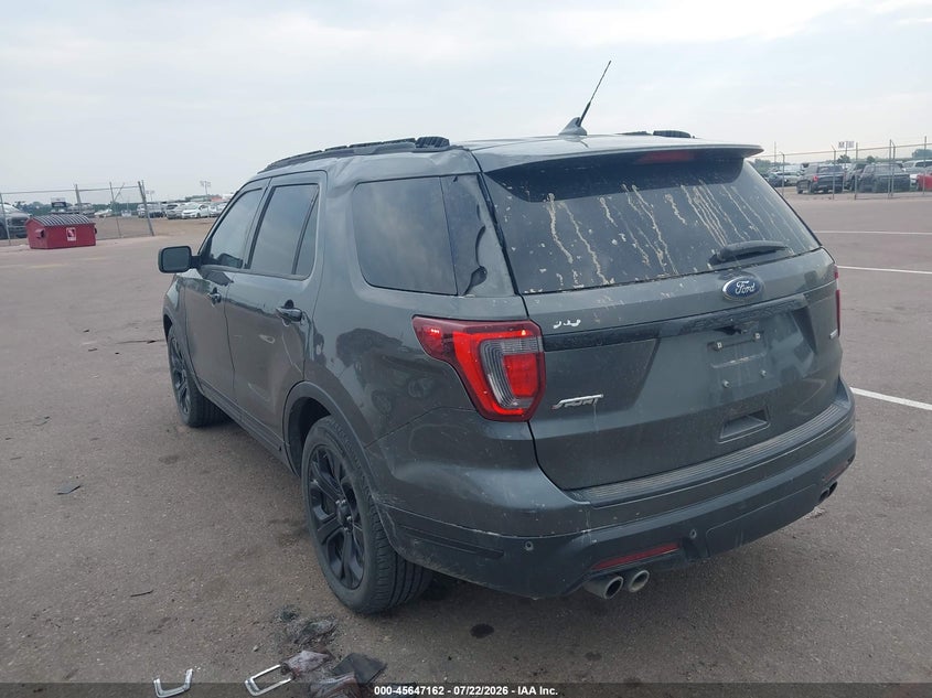 Vin: 1fm5k8gt3kga41503, lot: 46145718, ford explorer sport 20193