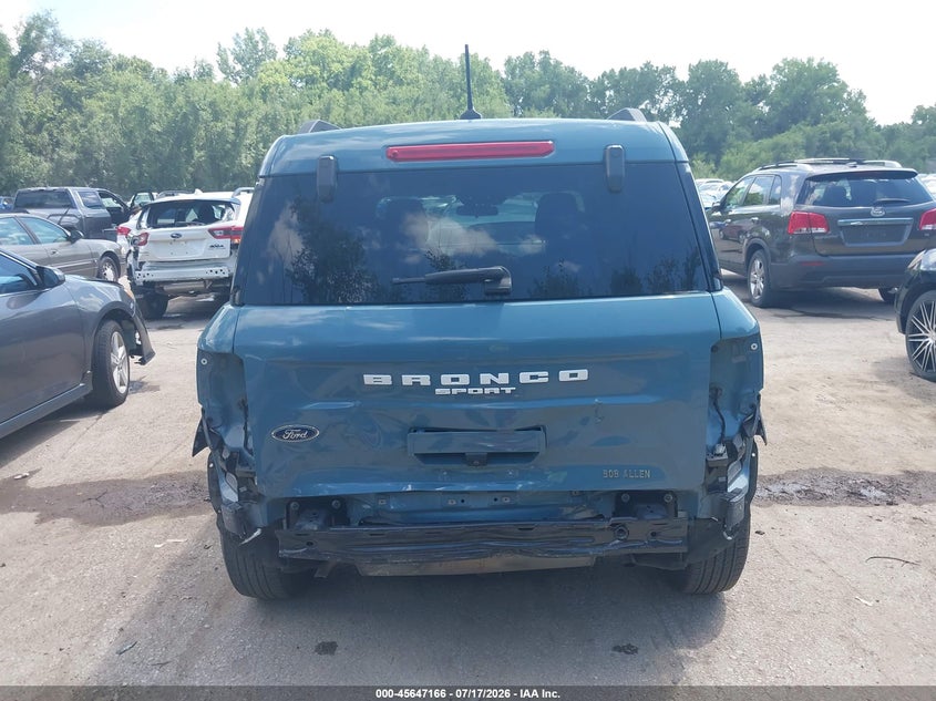 2021 Ford Bronco Sport Big Bend VIN: 3FMCR9B69MRB19742 Lot: 45647166
