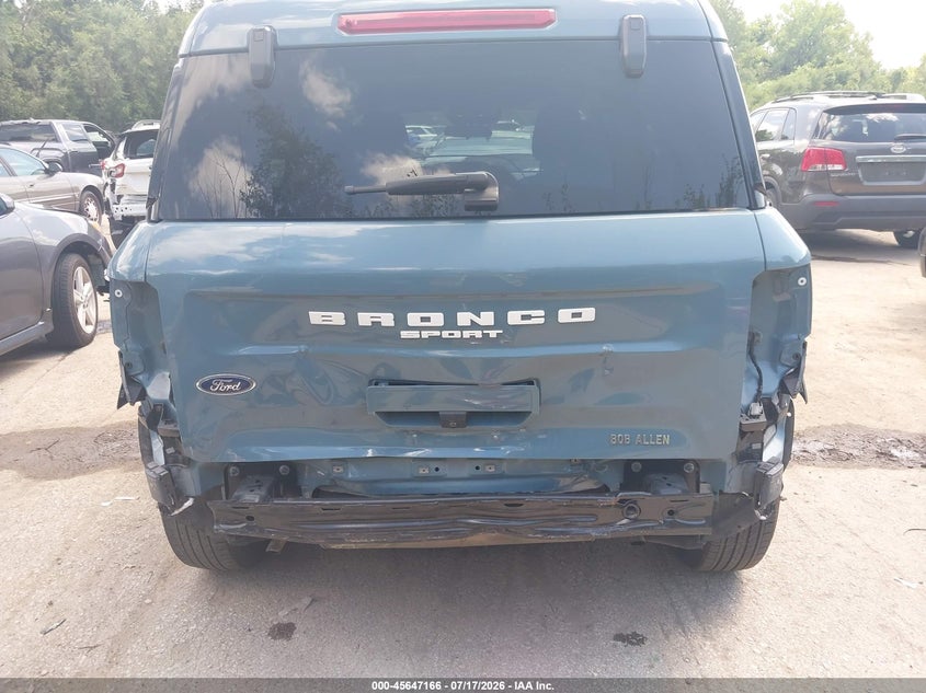 2021 Ford Bronco Sport Big Bend VIN: 3FMCR9B69MRB19742 Lot: 45647166