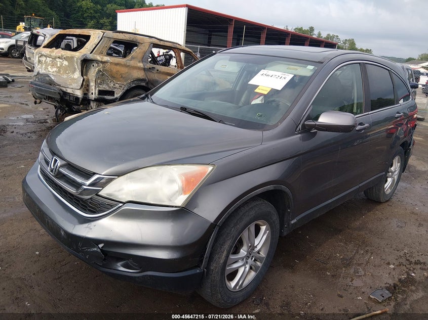2011 Honda CR-V, Left & Right Side, IAAI, VIN 5J6RE4H79BL009387 — photo 2