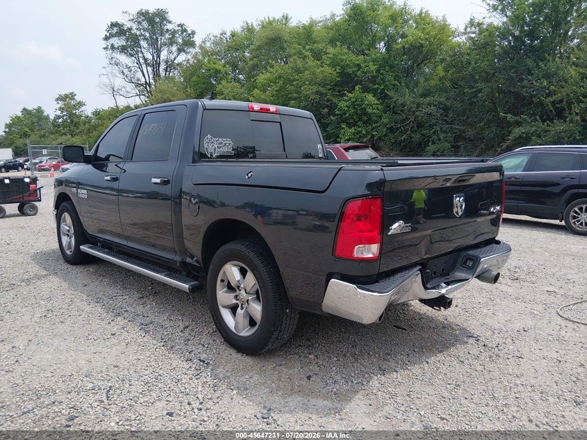 Vin: 1c6rr7lt8hs852101, lot: 46145786, ram 1500 big horn  4x4 5'7 box 20173