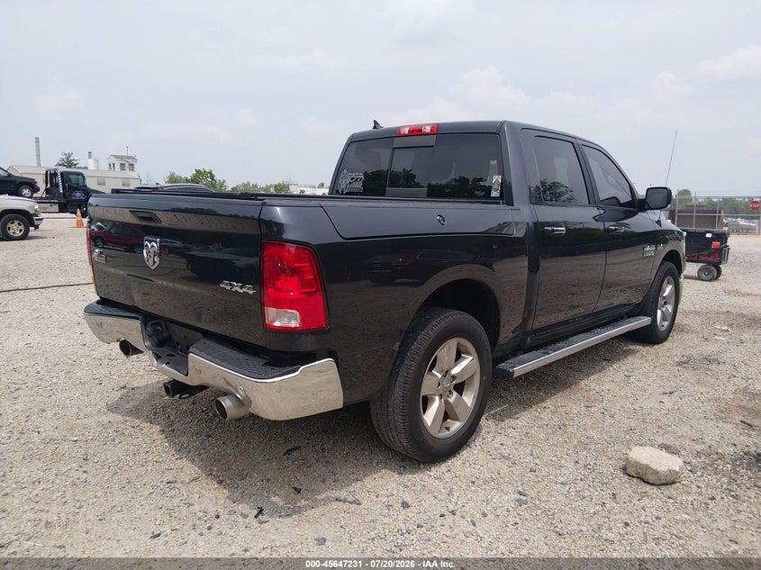 Vin: 1c6rr7lt8hs852101, lot: 46145786, ram 1500 big horn  4x4 5'7 box 20174