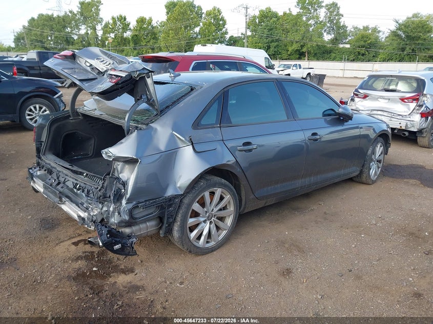 Vin: wauanaf41hn043568, lot: 46145787, audi a4 premium 20174